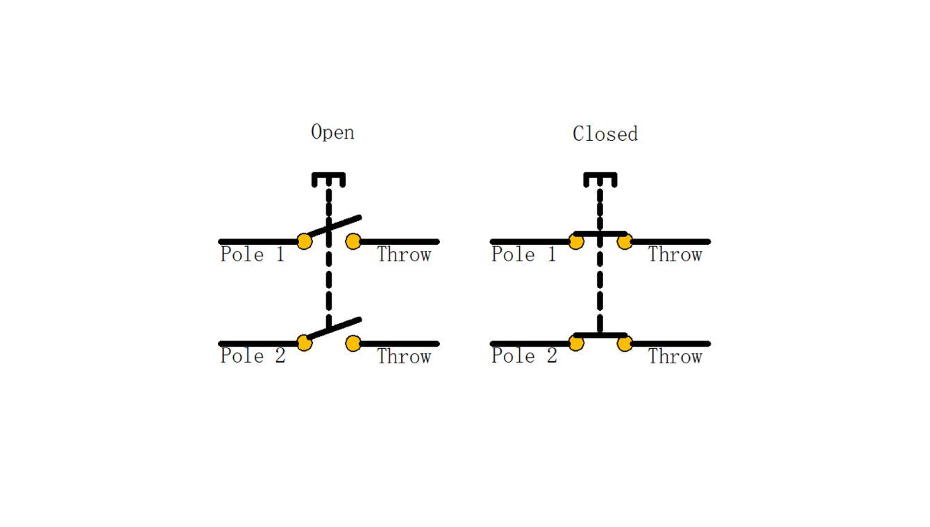 Double Pole Single Throw Switch
