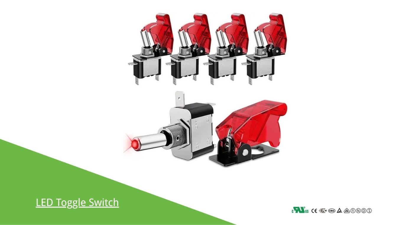 Illuminated 3-way toggle switch