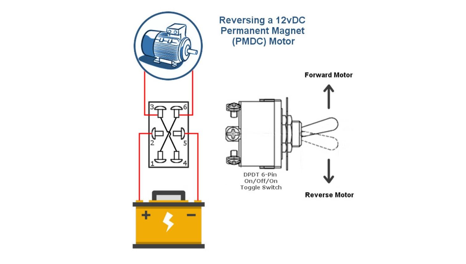 DPDT Toggle Switch Diagram